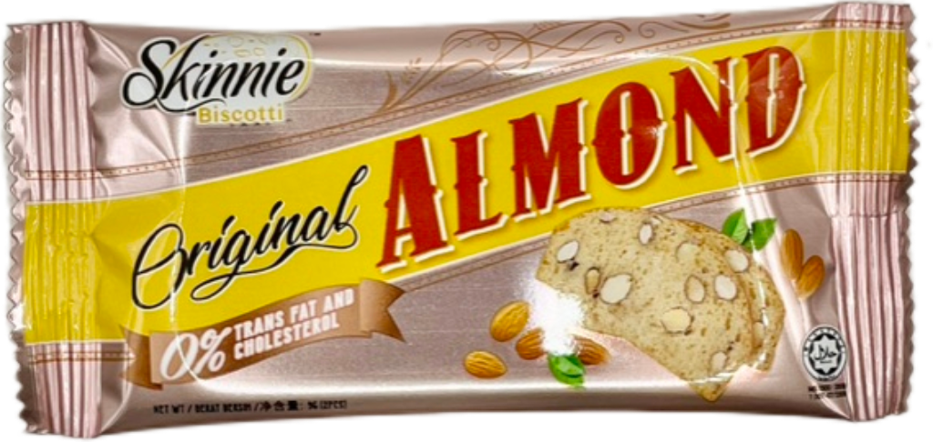 Skinnie Biscotti 270gram Gift box - 30 Sachets Original Almond